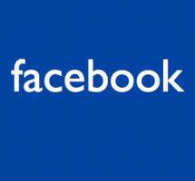 Logotipo de facebook. Facebook escrito en blanco sombre un fondo azul