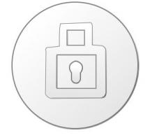 Icono de un candado para la protección de datos en internet