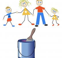 ¿Pintar la casa entre todos durante unas vacaciones?