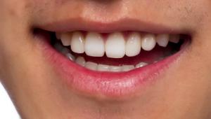 Primer plano de una boca sonriente