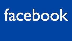 Logotipo de facebook. Facebook escrito en blanco sombre un fondo azul