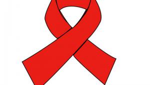 Lazo de color rojo, sÃ­mbolo de la lucha contra el sida