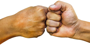 Congratularse del esfuerzo mutuo