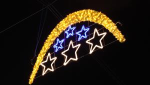 navidad, iluminacion, calle, luces